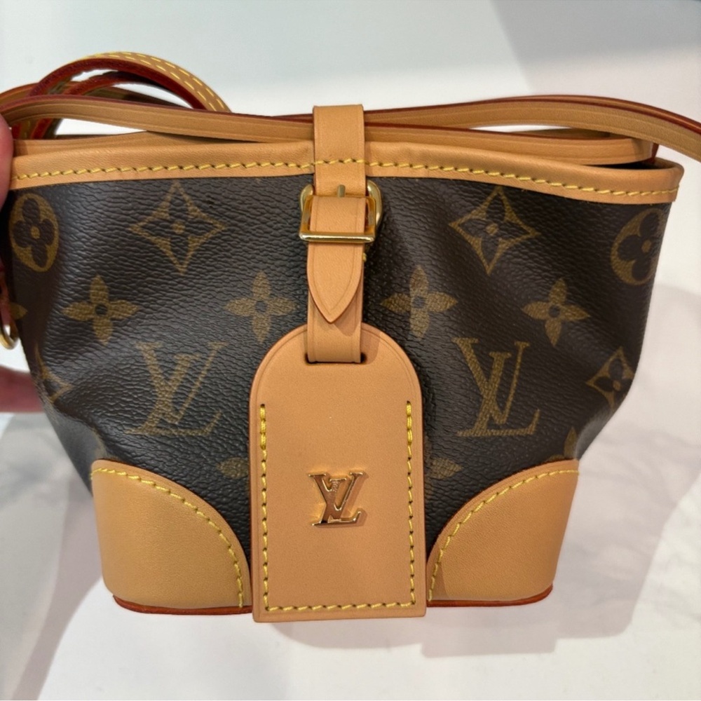 Louis Vuitton Monogram Mini Bag in Black and Tan